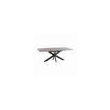 ESSEN LIGHT RHINE GREY 1.6M (+0.4M) EXTENDING DINING TABLE