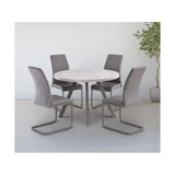 ESSEN LIGHT RHINE GREY 1.07M ROUND DINING TABLE