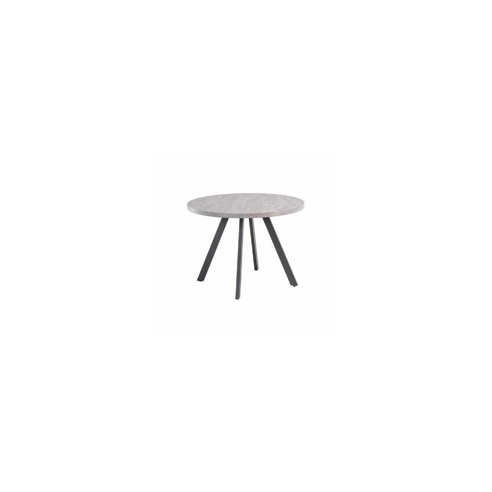 ESSEN LIGHT RHINE GREY 1.07M ROUND DINING TABLE