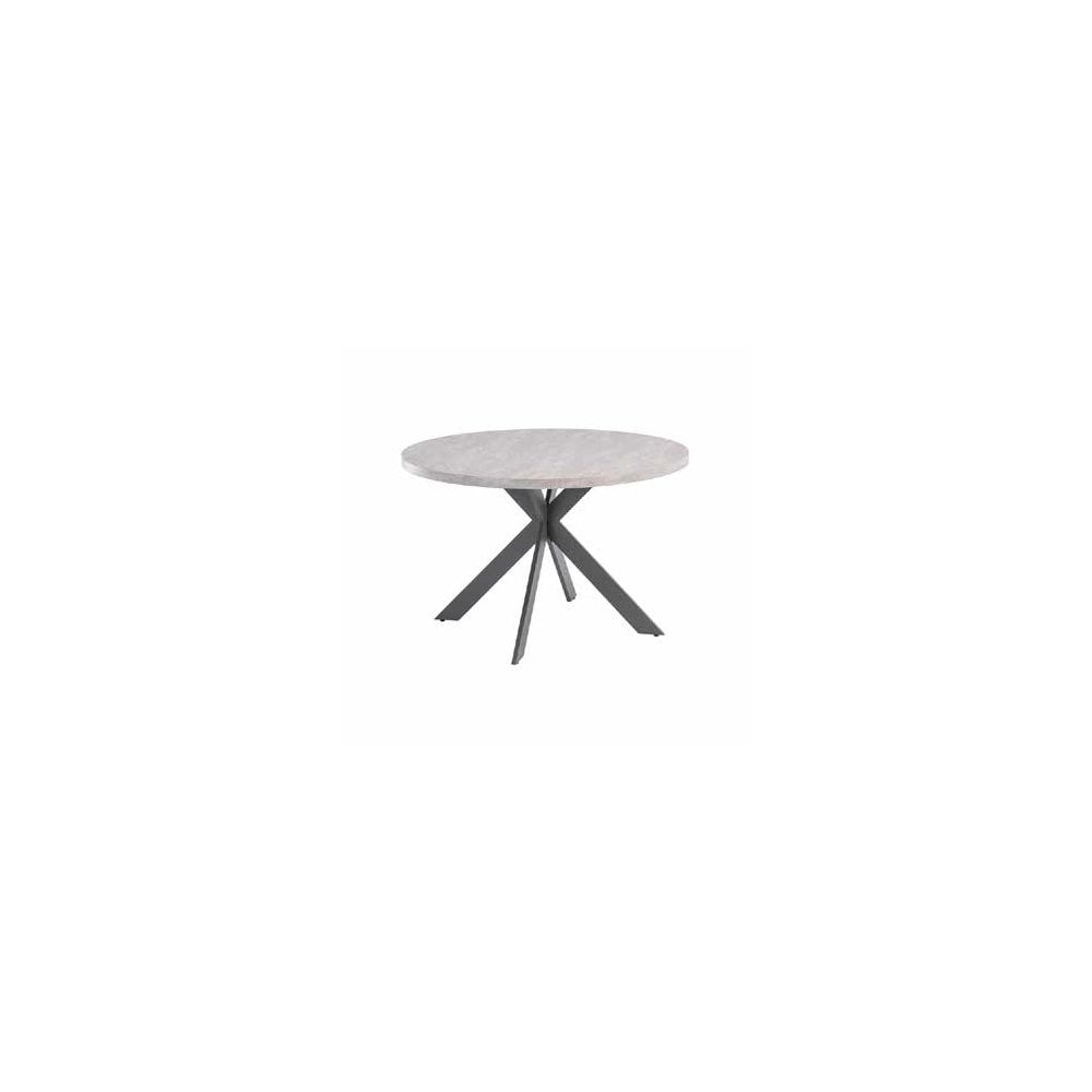 ESSEN LIGHT RHINE GREY 1.2M ROUND DINING TABLE