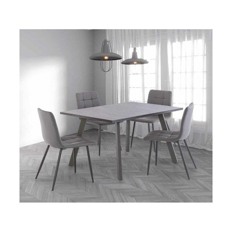 DAKOTA DARK RHINE 1.2M DINING TABLE