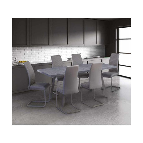 DAKOTA DARK RHINE 1.6M (+0.4M) EXTENDING DINING TABLE (STRAIGHT LEG)