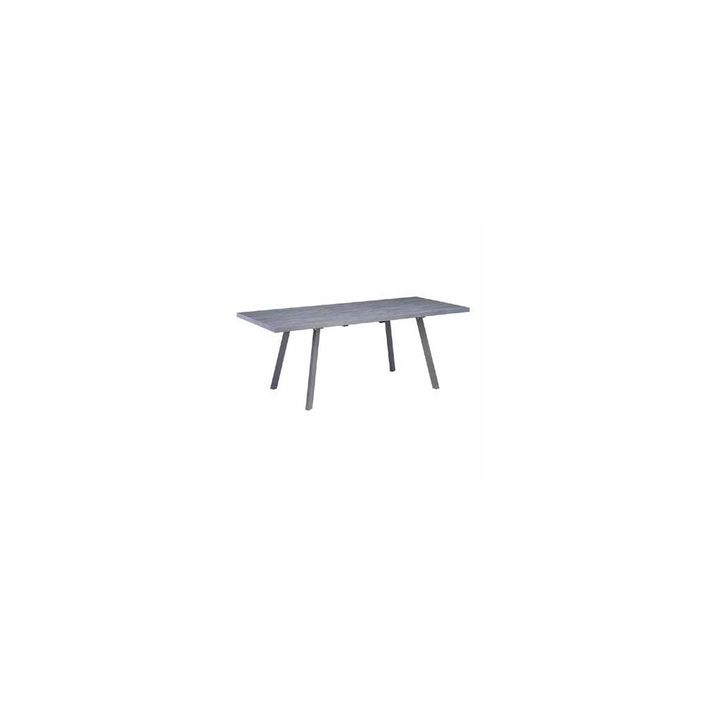 DAKOTA DARK RHINE 1.6M (+0.4M) EXTENDING DINING TABLE (STRAIGHT LEG)
