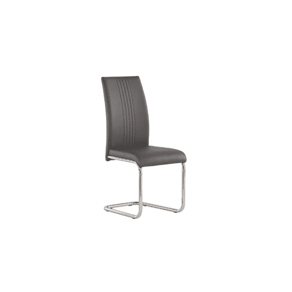 YORK PU CANTILEVER CHAIRS GREY