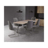 OHIO GREY OAK FINISH 1.4M (+0.40M) DINING TABLE