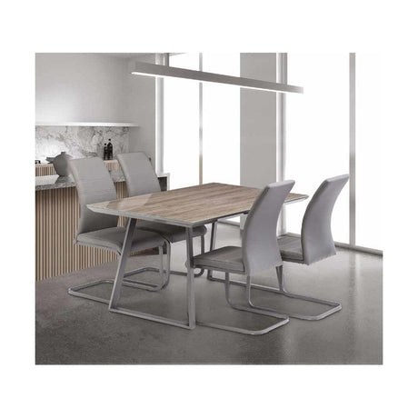 OHIO GREY OAK FINISH 1.2M DINING TABLE
