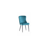 STOCKHOLM FABRIC DINING CHAIR PEACOCK