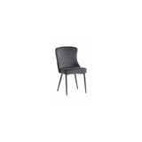 STOCKHOLM FABRIC DINING CHAIR GRAPHITE