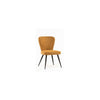BRAGA FABRIC DINING CHAIR MUSTARD