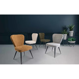 BRAGA FABRIC DINING CHAIR GREY