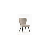 BRAGA FABRIC DINING CHAIR GREY