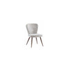 FLAVIA SOFT VELVET DINING CHAIR LINEN