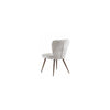 FLAVIA SOFT VELVET DINING CHAIR LINEN