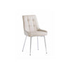 MILAN STONE PU DINING CHAIR
