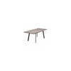 CANNES CONCRETE LOOK/GREY LEG 1.6M (+0.4M) EXTENDING DINING TABLE
