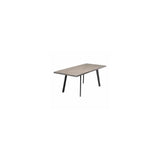 CANNES CONCRETE LOOK/GREY LEG 1.6M (+0.4M) EXTENDING DINING TABLE