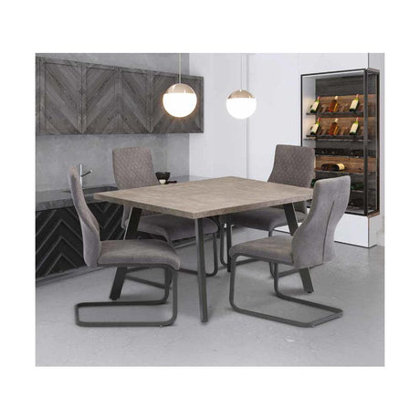 CANNES CONCRETE LOOK/GREY LEG 1.2M DINING TABLE