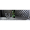 PARIS GREY PU/BLACK LEG DINING CHAIR