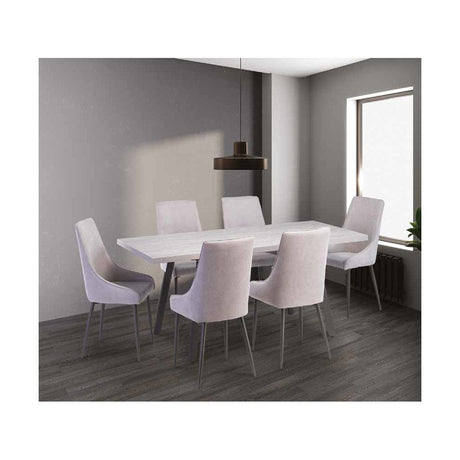 MONACO LIGHT RHINE 1.6M (+0.4M) EXTENDING DINING TABLE