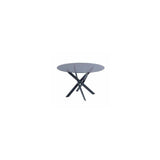 ALASKA BLACK TINTED GLASS / BLACK LEG