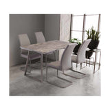 AUCKLAND GREY CEMENT/GREY LEG 1.4M DINING TABLE