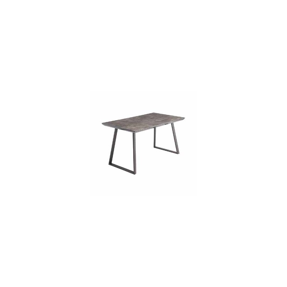 AUCKLAND GREY CEMENT/GREY LEG 1.4M DINING TABLE