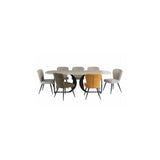 NEWARK GREY 2.4M DINING TABLE
