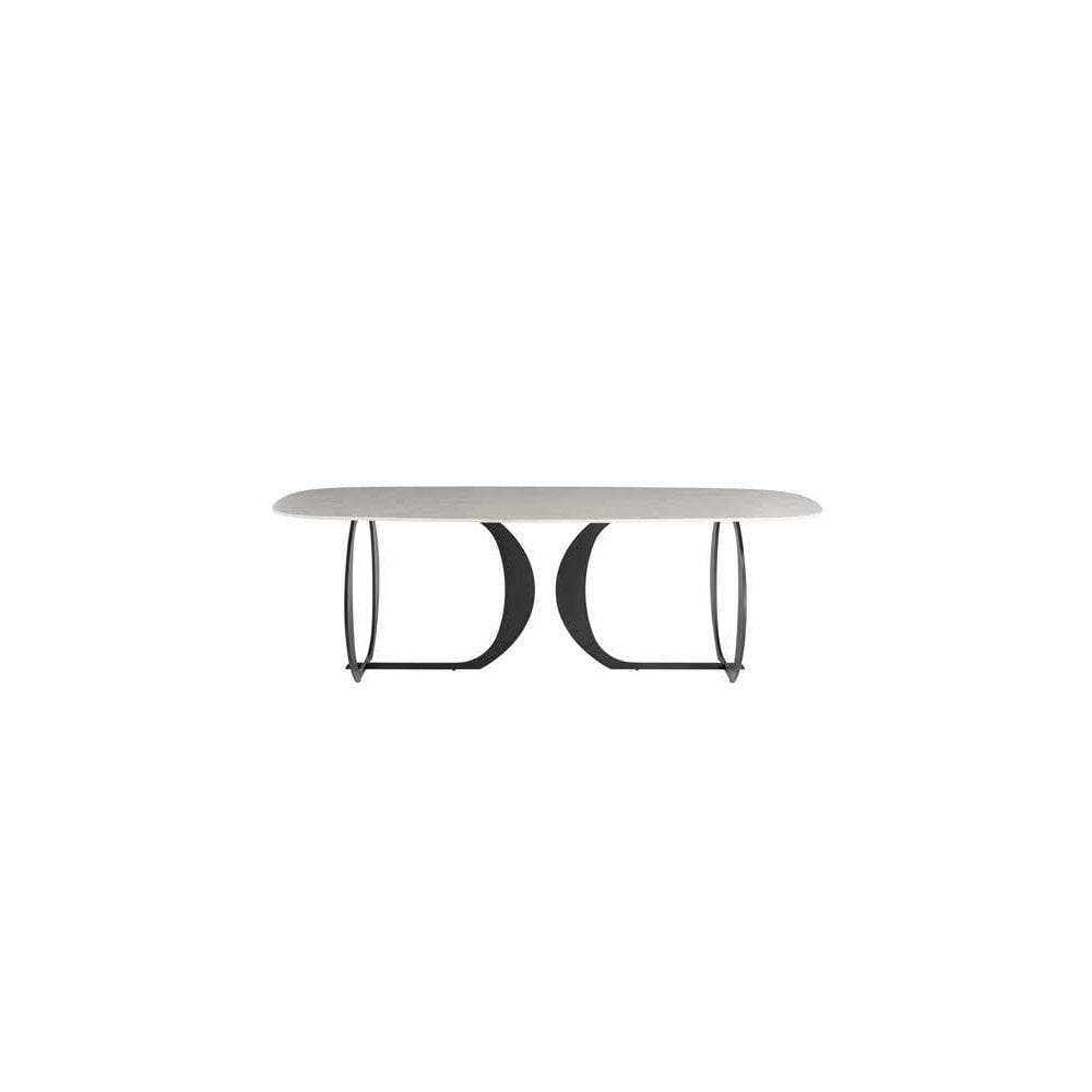 NEWARK GREY 2.4M DINING TABLE