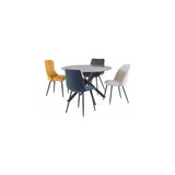 TRIBECA GREY 1.2M ROUND DINING TABLE