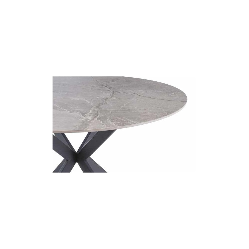 TRIBECA GREY 1.2M ROUND DINING TABLE