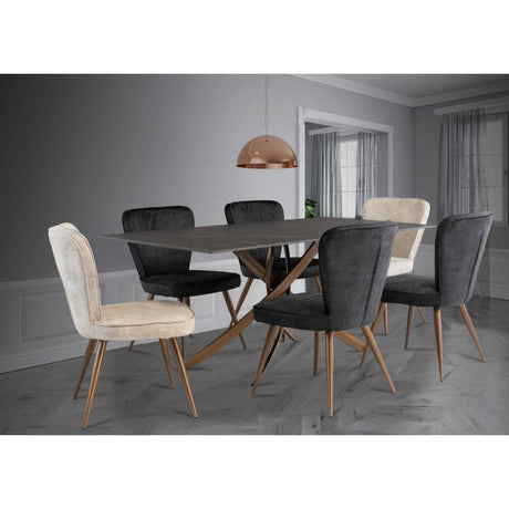 BASEL BLACK 1.8M DINING TABLE