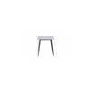 PALERMO REBECCA SNOW WHITE 0.75M SQUARE DINING TABLE