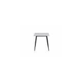 PALERMO REBECCA SNOW WHITE 0.75M SQUARE DINING TABLE