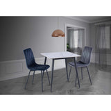 PALERMO REBECCA GREY 0.75M SQUARE DINING TABLE