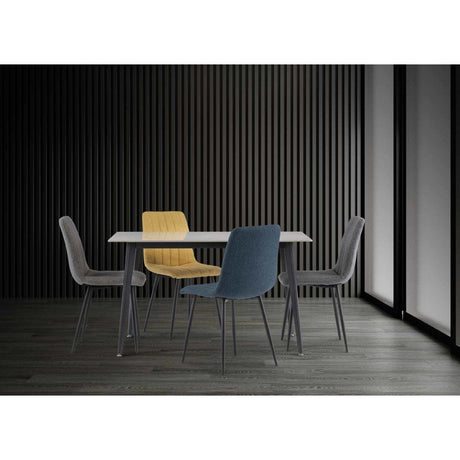 TIRANA REBECCA GREY 1.3M DINING TABLE