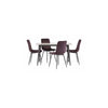 TIRANA REBECCA GREY 1.3M DINING TABLE