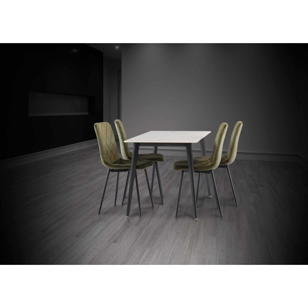 TIRANA KASS GOLD 1.3M DINING TABLE