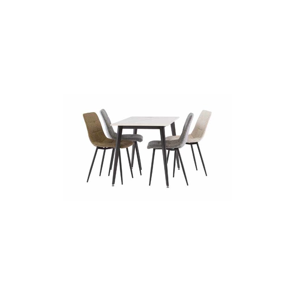 TIRANA KASS GOLD 1.3M DINING TABLE