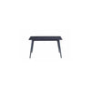 TIRANA MOONEY MATT BLACK 1.3M DINING TABLE