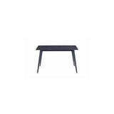 TIRANA MOONEY MATT BLACK 1.3M DINING TABLE