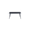 TIRANA MOONEY MATT BLACK 1.6M DINING TABLE