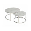 OSLO VILAS GREY ROUND COFFEE TABLE SET