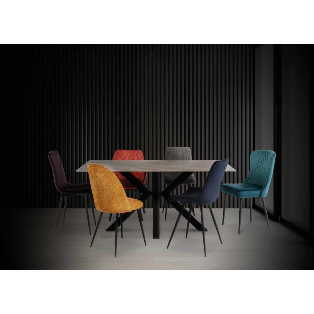 DETROIT GREY 1.8M DINING TABLE