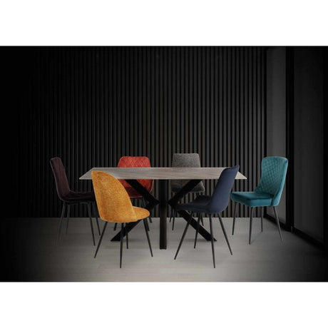 DETROIT GREY 1.8M DINING TABLE