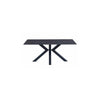 DETROIT BLACK 1.8M ROUND DINING TABLE
