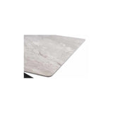 TORONTO GREY/BLACK LEG 1.6M DINING TABLE
