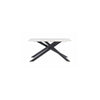 TORONTO GOLD/BLACK LEG 1.6M DINING TABLE