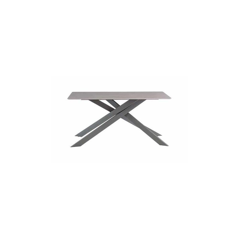 TORONTO MATT GREY/GREYLEG 1.6M DINING TABLE