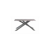 TORONTO MATT GREY/GREYLEG 1.6M DINING TABLE
