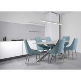 TORONTO MATT GREY/GREYLEG 2M DINING TABLE